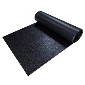 Cycleclub Bike Mat - UPGRADE to 6 mm - Thick Exercise Bike Trainer Mat for Peloton Stationary Indoor Spin Bike, Elliptical, Gym Equipment, for Wahoo Kickr Cycleops Rower, Carpet Hardwood Floor Use