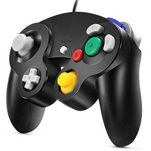 VOYEE PC Controller, Replacement for Gamecube Controller, Compatible with Wired USB Gamecube Controller/PC Windows 7 8 10 (Black)