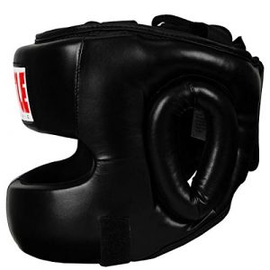 Title Classic Face Protector Headgear, Black, Adult