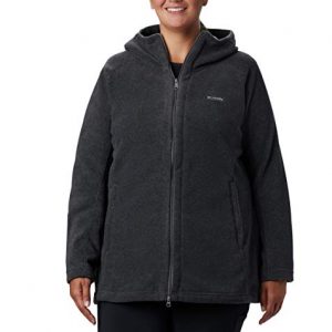 Columbia Women's Benton Springs II Long Hoodie, Charcoal Heather, Small