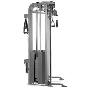 XMARK Functional Trainer Cable Machine with Dual 200 lb Weight Stacks, 19 Adjustments, and Accessory Package XM-7626