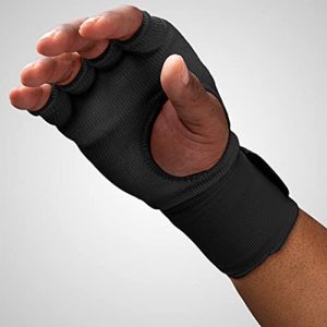 Hayabusa Quick Gel Boxing Hand Wrap Gloves - Black, Large