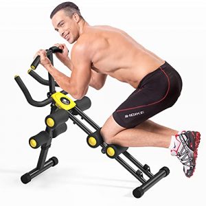 MBB 12 in 1 Home Gym Equipment,Ab Machine,Height Adjustable Ab Trainer,Whole Body Workout Machine,Thighs,Buttocks Shaper,Abdominal,Leg and Arm Exercises