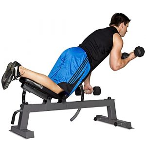 MENCIRO Adjustable Weight Bench, 7 Back Positions 3 Seat Positions Full Body Workout Bench for Home Gym Bench Press Weight lifting