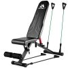 Weight Bench for Full Body Foldable Workout Bench 650lbs, MCNBLK Adjustable Workout Bench Press for Home Gym Strength Training Benches - Sit Up Bench Incline Decline Flat 8 Positions Resistance Bands