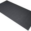 BalanceFrom High Density Treadmill Exercise Bike Equipment Mat, 3 x 6.5-ft, Regular, Color-Black