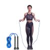 Light weight adult & kids adjustable skipping rope speed jumping rope workout jump rope for burning Exercises MMA cross-fit training boxing (blue)