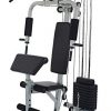 BalanceFrom RS 80 Home Gym System Workout Station with 330LB of Resistance, 125LB Weight Stack