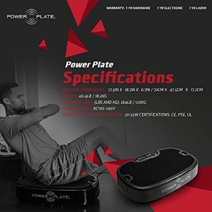Power Plate Personal Vibrating Exercise Tool, Increase Core Strength, Improve Balance and Stability