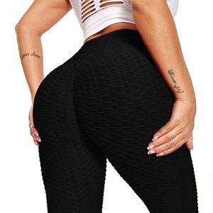 KTGIREM 2 Pack Leggings for Women High Waist TIK tok Leggings Tummy Control Booty Hip Lifting Workout Sport Tights Yoga Pants