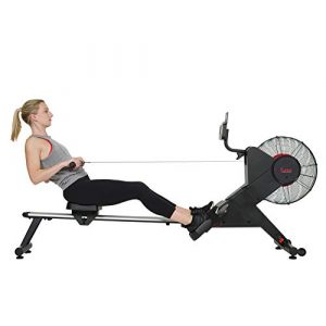 Sunny Health & Fitness Carbon Premium Air Magnetic Rowing Machine - SF-RW5983