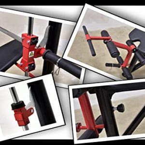 MiM USA Olympic Weight Bench & Squat Rack W/Smith Structure and Interchangeable Barbell Sleeves for Olympic and Standard Weight Plates