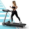 OVICX Folding Portable Treadmill Commercial Treadmills for Home Exercise Machine for Small Spaces with LED Display