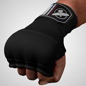 Hayabusa Quick Gel Boxing Hand Wrap Gloves - Black, Large