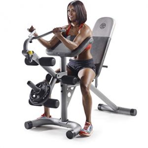 Gold's Gym XRS 20 Olympic Workout Bench with Removable Preacher Pad