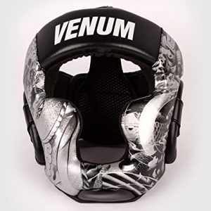 Venum YKZ21 Kids Headgear Black/White - S/M