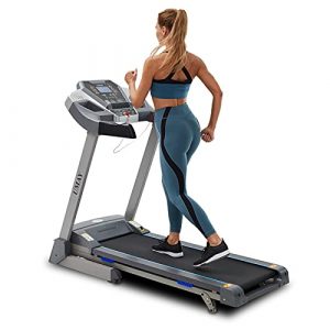 UMAY Folding Treadmill for Home with 12 Preset Programs LCD Display, Foldable Treadmill for Home Gym, Treadmill with Incline APP Control Bluetooth Speaker, Running Machine with Pulse Monitor