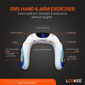 LOOKEE A8 Arm Exerciser | Innovative Arm Workout Equipment | Strength Training and Massage Machine for Arm, Forearm, Hand, Wrist | Arm Fat Burner for Women and Men