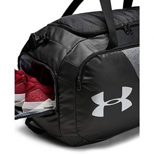 Under Armour Adult Undeniable Duffle 4.0 Gym Bag , Graphite Medium Heather (040)/Silver , Large