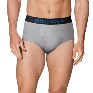 Fruit of the Loom mens Breathable Underwear Briefs, Brief - Cotton Mesh 4 Pack, X-Large US