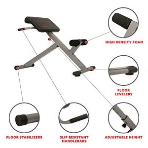 Sunny Health & Fitness SF-BH6629 45 Degree Hyperextension Roman Chair