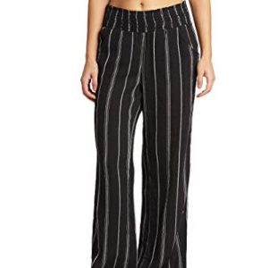 Billabong womens New Waves Stripe Pants, Black White, Medium US