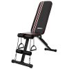ONETWOFIT Adjustable Weight Bench, Foldable Workout Bench with Incline Decline Flat , Weight Lifting Sit Up Ab Bench for Full Body Exercise OT226
