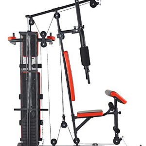 BalanceFrom-Home-Gym-System Workout-Station with 380LB of Resistance, 145LB-Weight Stack, Comes with Installation Instruction-Video