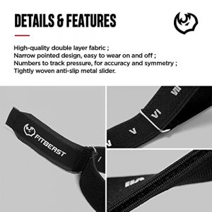 FitBeast Booty Workout Bands for Women Glutes, Blood Flow Restriction Bands with 8-Week Guide, Occlusion Bands for Workouts, Fabric Resistance Bands for Legs, Butt&Hip Building
