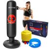 Inflatable Punching Bag - Freestanding Heavy Bag - Perfect for Boxing, Karate, Tae Kwon Do, MMA, Muay Thai - Immediate Bounce-Back - Home Exercise and Martial Arts Training Equipment for Kids & Adults