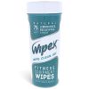 Wipex Natural Wipes for Fitness in Lemongrass & Eucalyptus, Gyms, Yoga, Peloton Cycles, Treadmills and Home, 75 Wipes per Canister