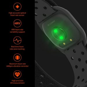 CooSpo Heart Rate Monitor,Armband Heart Rate Monitor with HR Zone Heart Rate Variability,Bluetooth4.0 & ANT+ Dual HRM Optical HR Monitor with IP67 for Peloton Strava Zwift DDP Yoga