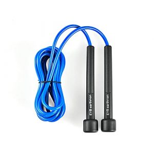 Light weight adult & kids adjustable skipping rope speed jumping rope workout jump rope for burning Exercises MMA cross-fit training boxing (blue)