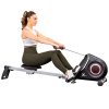 XtremepowerUStra-Quiet Foldable Magnetic Rower Machine Exercise Workout Rowing 10 Adjustable Resistance w/LCD Display