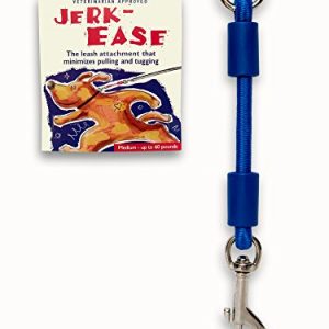 JERK-EASE Bungee Dog Leash Extension - Medium Blue