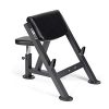 Titan Fitness Seated Preacher Curl Bench Max Load 250 LB Bicep Curl Support