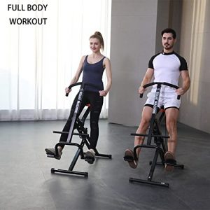Rowing squat exercise machine full body exercise aerobic fitness strength equipment core auxiliary trainer gym home & total crunch