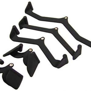 Everyday Essentials Cable Machine Attachments 5-Piece Combo, Black