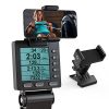 Tiga Adjustable Phone Holder for Concept 2 Rowing Machine, Rotatable and Stable Phone Mount Compatible with PM 2/3/4/5 Monitors of RowErgs, SkiErg and BikeErg (Concept 2 Rower) - Black