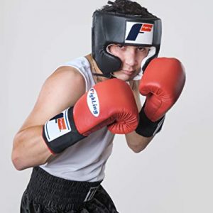 Fighting Sports USA Boxing Competition Headgear (Cheek), Black, Large