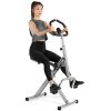 ZINRAY Foldable Squat Machine Rower Ride Fitness Workout Machine
