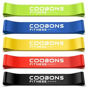 Resistance Bands for Women and Men - Exercise Loop Bands for Yoga, Pilates, Rehab, Fitness and Home Workout, Strength Bands for Booty (40LBS)