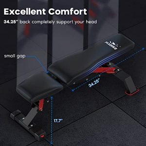 FLYBIRD Weight Bench, 1100LBS Weight Capacity Strength Training Bench Heavy-duty Adjustable Workout Bench