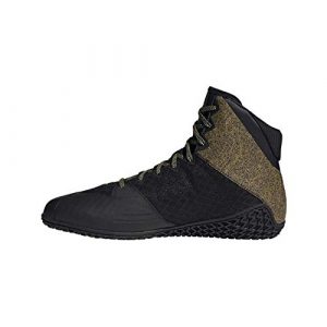 adidas Mat Wizard Hype Black/Gold Wrestling Shoes 8.5