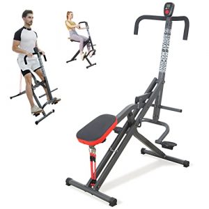Ps Row Squat Rider Machine for Legs and Glutes Shaping Squat Assist Trainer & Total Crunch pro(Silver Grey)