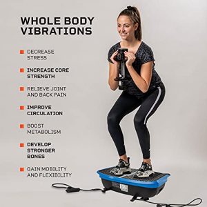 LifePro Vibration Plate Exercise Machine - Heated Whole Body Workout Vibration Fitness Platform - Home Training Equipment for Weight Loss & Toning