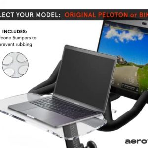 Aerow Desk Tray for Peloton Bike - Peloton Laptop Tray Workstation - Peloton Accessories (Desk Tray+ (Bike+ Model))