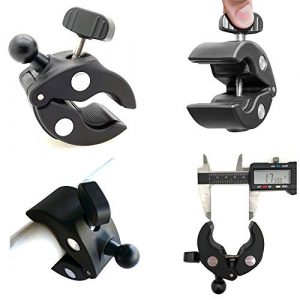 Easy Setup Utility in Door Treadmill Spin Cycle Pole Handle Bar Boat Helm Tablet/Smartphone Holder Clamp Mount for all smartphone & Tablets