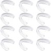 BBTO 20 Pieces Sports Mouth Guards Mouth Protection Athletic Mouth Guard for Kids and Adults (Transparent)