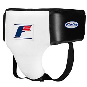 Fighting Deluxe Groin Ab Protector 2.0, White/Black, Medium